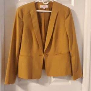 9&Co Mustard Suit Jacket